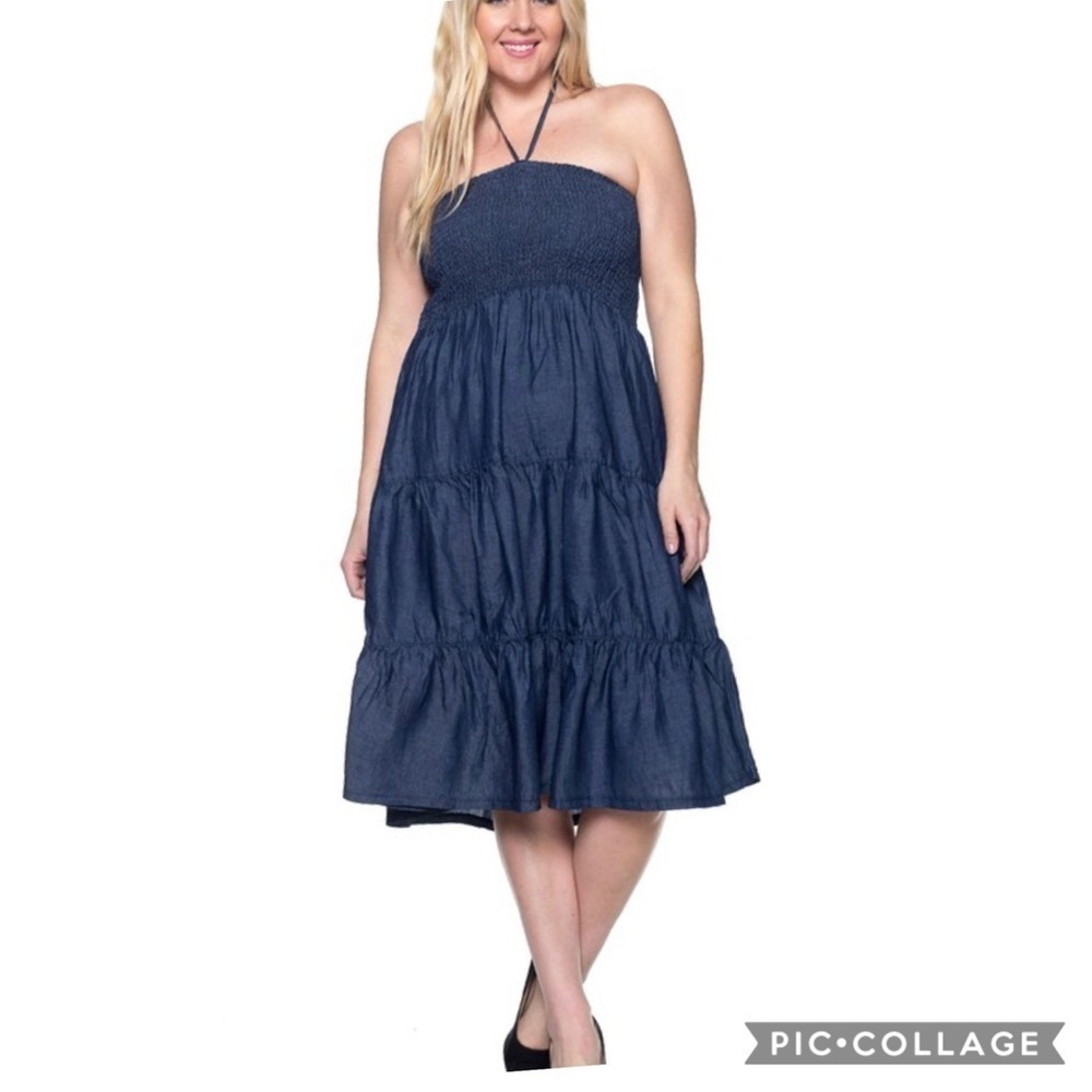 Ready for 🌞Dark Denim Sundress